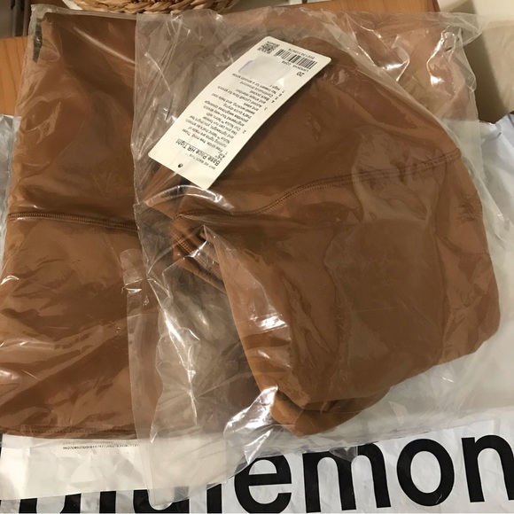 🥰 Lululemon Base Pace High-Rise Running Tight 25" Copper Brown Size 16 18 20 - Picture 5 of 6